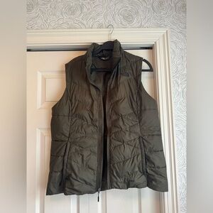 Army Green Women’s North Face Vest